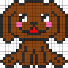 Image Result For Easy Pixel Art Happy The Cat Chien Dessin Pixel Point De Croix