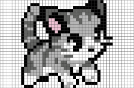 Kitten Pixel Art Pixel Art Easy Pixel Art Pixel Art Pattern