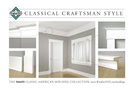 Classical Craftsman Moldings 20th Century Style Windsorone Moldings And Trim Interior Window Trim Craftsman Interior