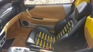 Ferrari 360 Modena Yellow And Black And Tan Interior Ferrari 360 Car Seats Black And Tan
