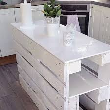 Diy Deco Un Ilot De Cuisine A Faire Avec 3 Fois Rien Cuisine En Palette Ilot De Cuisine Palette Meuble Palette