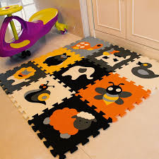 Meiqicool 9pcs Set Eva Foam Play Mat Baby Puzzle Floor Mats Carpet Pad Toys For Children Environmental Animal Baby Play Activities Baby Play Mat Soft Play Mats