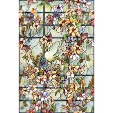 Artscape 24 In X 36 In Trellis Decorative Window Film 01 0149 The Home Depot Window Film Privacy Stained Glass Window Film Decorative Window Film