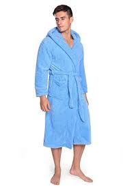 Mens Bath Robe With Hood Womens Bathrobes Fashion Warm Design
