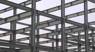 Construction Of Steel Frame Structural Elements Steel Structure Buildings Steel Structure Steel Buildings