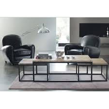 3 Mesas Bajas Long Island Table Basse Industrielle Table Basse Mobilier De Salon