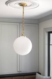 Breakfast Nook Dining Area Reveal Room For Tuesday Ceiling Medallions Brass Pendant Lights Kitchen Kitchen Lighting Fixtures