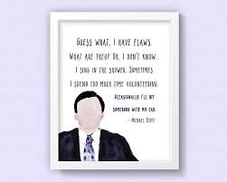 Michael Scott Quote Printable Wall Art The Office Wall Art Instant Download Print The Office W Office Quotes The Office Senior Quotes Office Quotes Funny