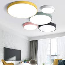 Led Ceiling Lamps Ultra Thin 5cm Multi Color Modern Ceiling Lights Ceiling Lamps Living Room Ceiling Light Design Modern Ceiling Light