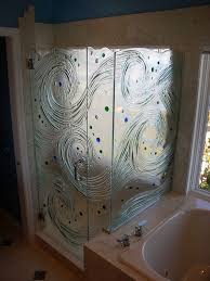 Custom Designed Showers In Seattle Puget Sound Door Glass Design Glass Shower Doors Stained Glass Window Panel