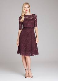 Fall Mother Of The Bride Dresses Cocktail Dress Lace Lace Dress Tea Length Dresses