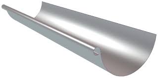 Profil Gouttiere Demi Ronde De 33 En Zinc L 4 M Brico Depot