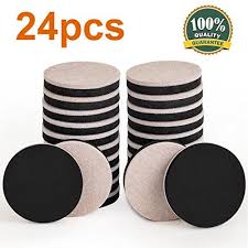 Ezprotekt 24pcs Furniture Sliders 2 5 Inch Felt Sliders Furniture Pads For Hardwood Floors And All Hard Su Furniture Pads Furniture Sliders Felt Furniture Pads