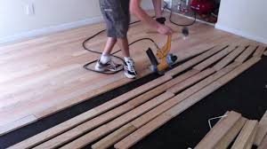 How To Install Nail Down Unfinished Hardwood Floors Unfinished Hardwood Flooring Installing Hardwood Floors Wood Floor Installation