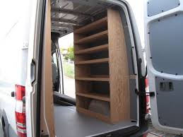 Wood Shelving Storage Sprinter Forum Van Shelving Van Racking Van Storage