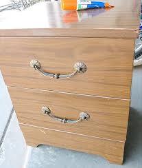 How To Paint Laminate Nightstands Painting Fake Wood Painting Laminate Painting Laminate Furniture