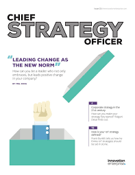 Chief Strategy Officer Issue 13 Corporate Strategy Can You Be Dream Job