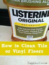 How To Clean Tile Or Vinyl Floors Clean Tile Diy Cleaning Products Cleaning Hacks