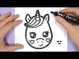 Tuto Dessin Dessin Kawaii Et Facile A Faire Youtube Dessin Licorne Facile Dessin Kawaii Dessin Kawaii Princesse