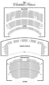Chicago Theatre Seating Chart Detailed Di 2020
