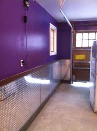 Diamond Plate Around The Garage Garage Interior Diamond Plate Garage Decor