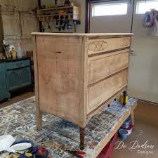 Look What Removing Veneer Did To This Wood Dresser Wood Dressers Makeover Wood Dresser Rustic Furniture