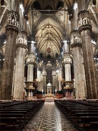 Italy Italy Milan Cathedral Duomo Nave Italy Italy Milan Cathedral Duomo Nave Milan Cathedral Cathedral Church Architecture