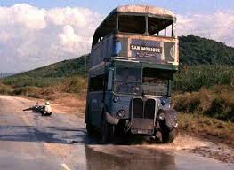 Double Decker Bus In Live And Let Die James Bond Bond Movies James Bond Movies