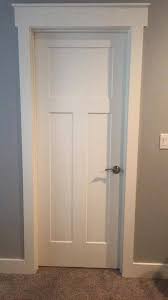 Tammi S Door 1x4 And 1x6 And 1x2 For The Tops Of The Doors And Windows Interior Door Trim Doors Interior Door Trims