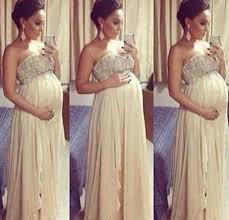 2015 Designer Bling Evening Dresses For Pregnant Woman Sweetheart Neckline Empire Wasitline B Elegant Maternity Dresses Maternity Evening Dress Maternity Gowns