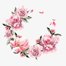 Rouge De La Couronne Rouge Des Plantes Peint A La Main Png Et Psd Peintures Florales Peinture Fleurs Couronne Dessin