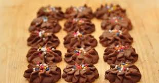 Resepi Biskut Dahlia Coklat Makanan Memanggang Kue Makanan Minuman