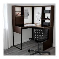 Micke Corner Work Station Black Brown Ikea Corner Workstation Cheap Office Furniture Home Office Furniture