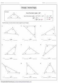 Triangles Worksheets Triangle Worksheet Angles Worksheet Geometry Worksheets