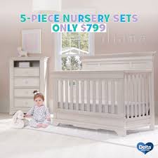 5 Piece Nursery Furniture Set Starting At 799 Includes Crib Dresser Gliding Chair Mattress Toddler Guar Baby Furniture Nursery Set Nursery Furniture Sets