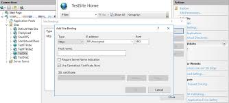Centralized Certificate Store Ccs And Iis Bindings Sharepoint Website Certificate Ip Address