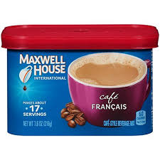 Maxwell House International Caf Flavored Instant Coffee Caf Francais 76 Ounce Canister Deta Coffee Creamer Recipe Coffee Creamer Ingredients Coffee Creamer
