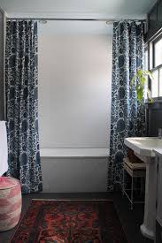 The Shingled House Finished The Boys Bathroom Double Shower Curtain Long Shower Curtains Extra Long Shower Curtain
