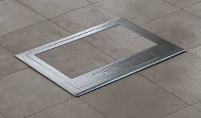 Electrical Floor Boxes Four Gang Shallow Floor Box