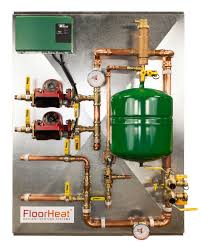 2 Zone Preassembled Radiant Heat Distribution Control Panel System Hydronic Radiant Floor Heating Floor Heating Systems Radiant Floor Heating
