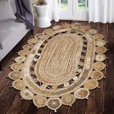 Lr Resources Natural Jute Lr12038 57ov Bleach Gray 5 Ft X 7 Ft Oval Indoor Area Rug Natur12038bhg57ov The Home Depot Colorful Rugs Indoor Area Rugs Rugs