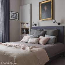Le Gris Toujours Aussi Tendance Elle Decoration Deco Chambre Deco Chambre Rose Et Gris Deco Chambre Rose