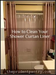 How To Clean Your Plastic Shower Curtain Liner I M Working On The Bathrooms Today Plastic Shower Curtain Clean Shower Curtains Cleaning Hacks