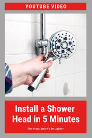 Learn How Easy It Is To Install A New Shower Head In Your Bathroom No Tools Or A Plumber Needed All It Tak Home Improvement Handheld Shower Head Shower Heads