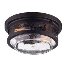 Globe Electric 2 Light Wolfe Bronze Outdoor Flush Mount 44263 The Home Depot Outdoor Ceiling Lights Outdoor Light Fixtures Outdoor Flush Mounts