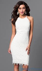 Knee Length Lace Little White Dress White Short Dress Casual Cocktail Dress Short Dress Styles