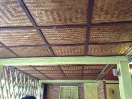 Bamboo Mat Ceiling Bamboo Ceiling Ceiling Design Ceiling Materials