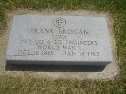 John Francis Frank Brogan 1888 1963 Find A Grave Memorial Grave Memorials Brogan Wall Lake