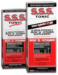 Sss Tonic High Potency Liquid Iron Supplement Liquid Iron Supplement Iron Supplement Tonic