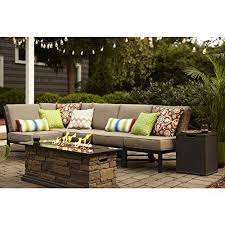Outdoor 5 Pc Conversation Sectional Patio Deck Pool Furniture And Fire Table 50 000 Stylish Outdoor Furniture Clearance Patio Furniture Outdoor Furniture Sets